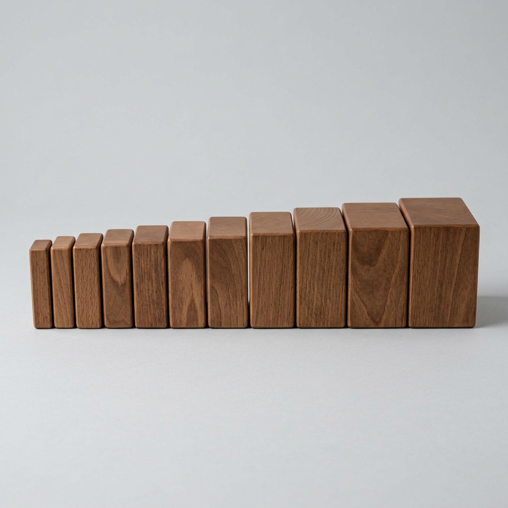 Brown Broad Stair (10 Prisms)