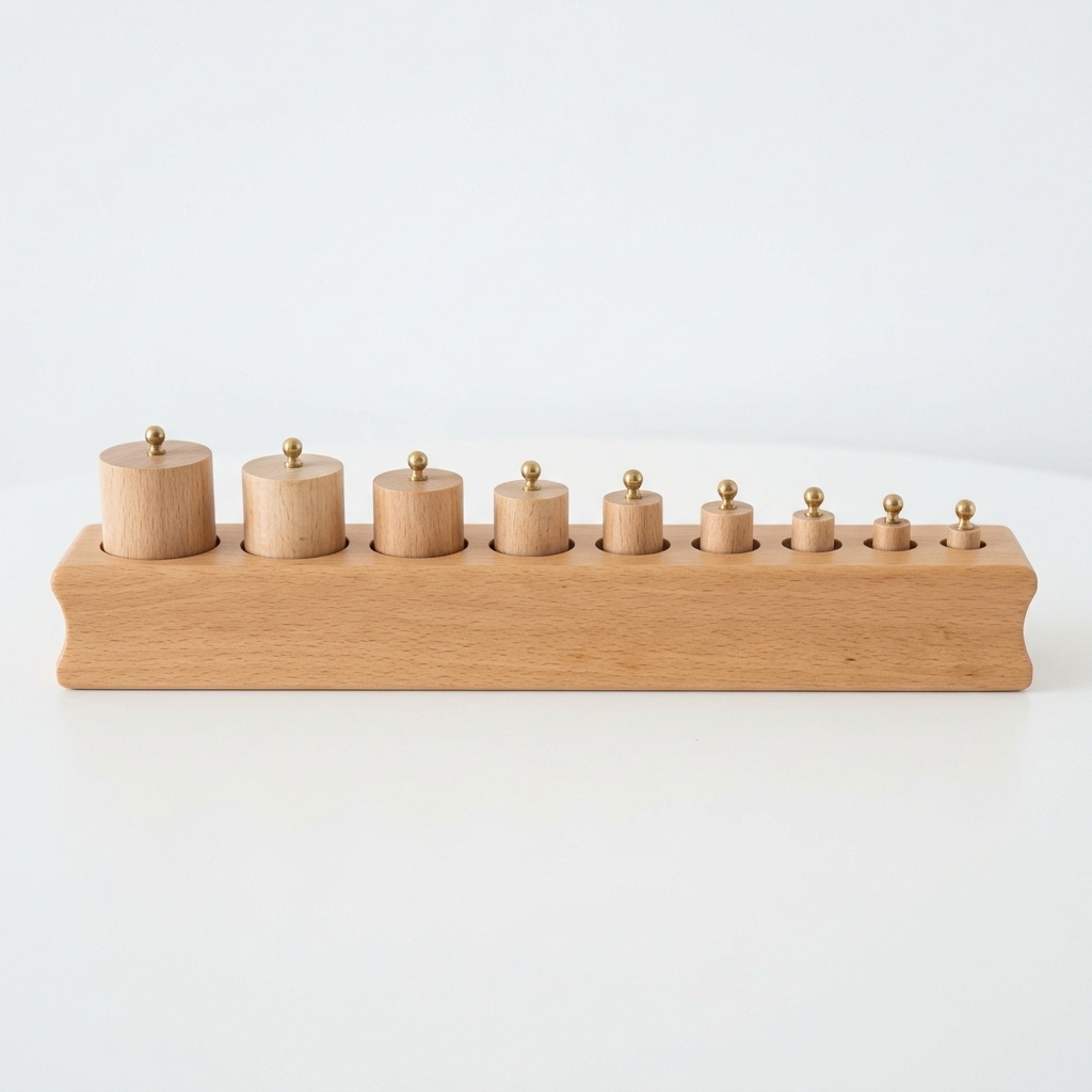 Knobbed Cylinder Blocks (Set of 4)