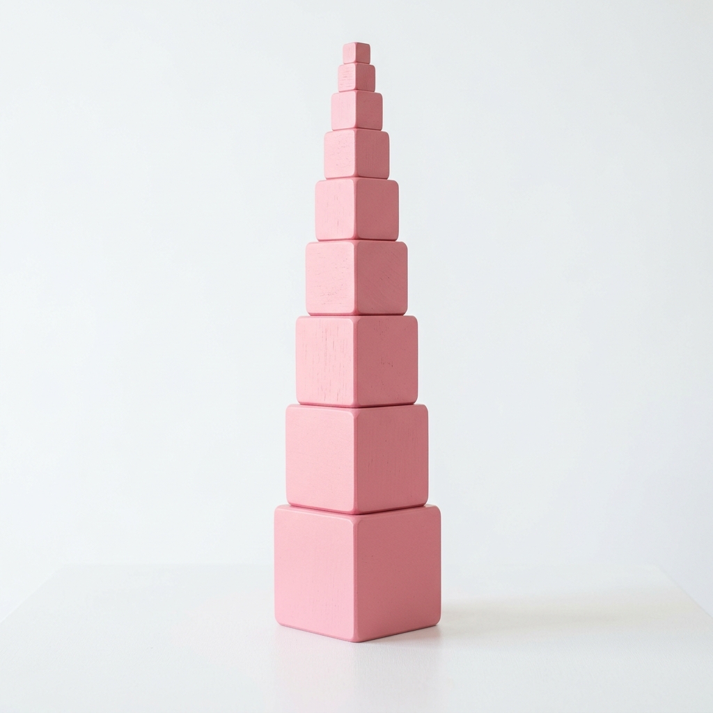 Pink Tower (10 Cubes Set)