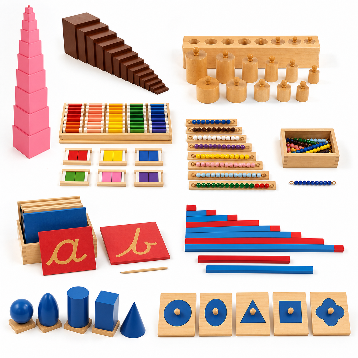Recent Montessori materials
